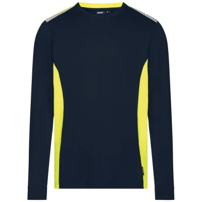 Dassy Langarmshirt Tacoma 710099 COPES03 Gr. 2XL nachtblau/neongelb