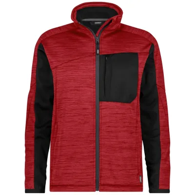 Dassy Midlayer-Jacke Convex Next 300568 PESRE38 Gr. 3XL rot/schwarz