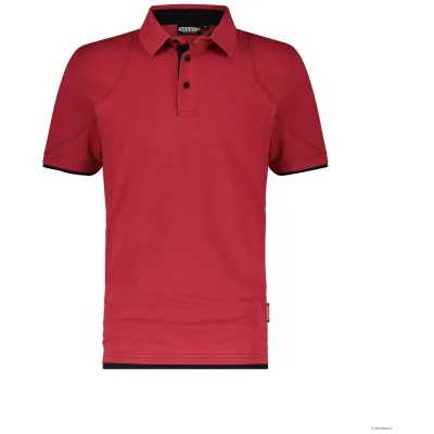 Dassy Poloshirt Orbital 710011 COSPA46 Gr. M rot/schwarz