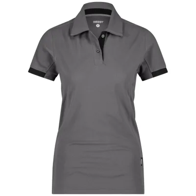 Dassy Poloshirt Traxion Next Women 710085 PESRE44 Gr. L anthrazit/schwarz