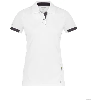 Dassy Poloshirt Traxion Women 710034 PES44 Gr. S weiß/anthrazitgrau