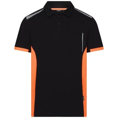 Dassy Poloshirt Veracruz COPES83 710055 Gr. 2XL schwarz/neonorange