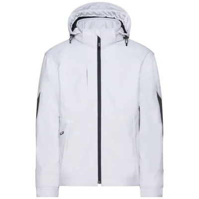 Dassy Softshelljacke Gravity Next 300574 PESRE21 Gr. S weiß/anthrazit