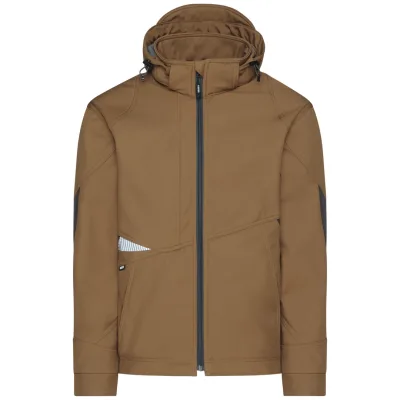 Dassy Softshelljacke Gravity Next 300574 PESRE21 Gr. XL lehmbraun/anthrazit