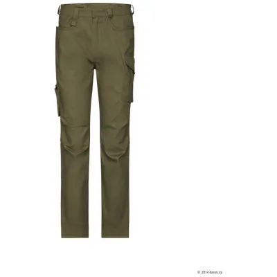 Dassy Stretch-Arbeitsbundhose Gaudi Flex Women 201225 PESCORE42 Gr. 36 khakigrün