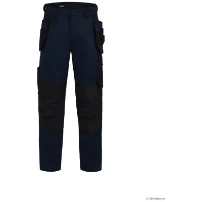Dassy Stretch-Arbeitsbundhose Rossi Flex 201208 Gr. 66-STANDARD nachtblau/schwarz