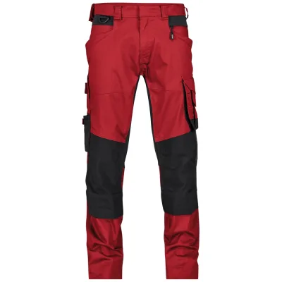 Dassy Stretch-Arbeitshose mit Kniepolstertaschen 201159 Dynax Next Gr. 48-STANDARD rot/schwarz