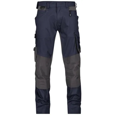 Dassy Stretch-Arbeitshose mit Kniepolstertaschen 201159 Dynax Next Gr. 63-STANDARD nachtblau/anthrazit