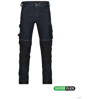 Dassy Stretch-Arbeitsjeans Kyoto 201084 CO93 Gr. 64-STANDARD blau
