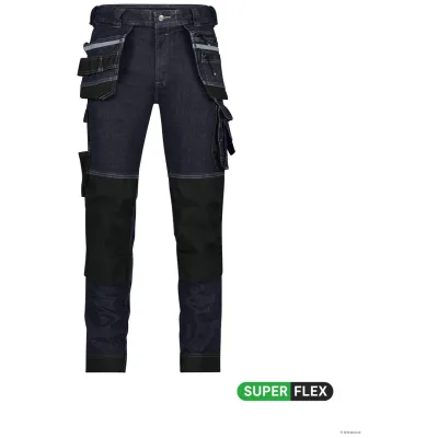 Dassy Stretch-Arbeitsjeans Melbourne 200953 CO93 Gr. 56-STANDARD blau