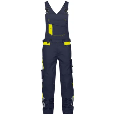 Dassy Stretch-Arbeitslatzhose Ulsan PESCO41 400166 MINUS Gr. 58 nachtblau/neongelb