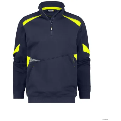 Dassy Sweatshirt Aratu 300521 COPES86 Gr. S nachtblau/neongelb