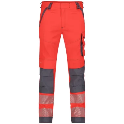 Dassy Warnschutz Bundhose ARUBA PESCOSPA76 201063 STANDARD Gr. 64 neonrot/zementgrau
