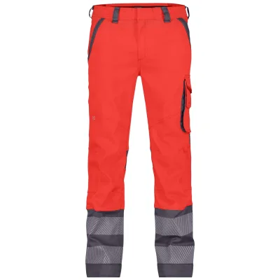 Dassy Warnschutz Bundhose Minnesota PESCOSPA76 Gr. 58-MINUS neonrot/zementgrau