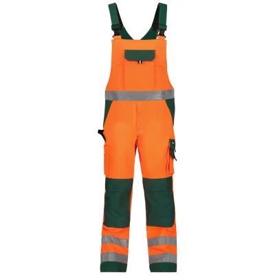 Dassy Warnschutz Latzhose Toulouse PESCO74 MINUS Gr. 58 neonorange/flaschengrün