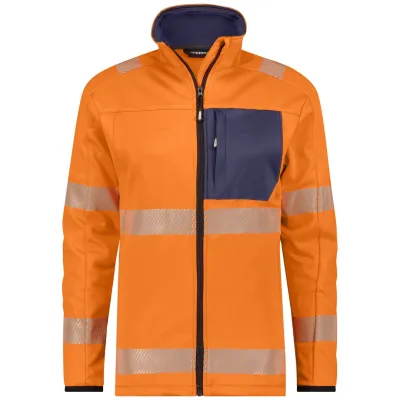 Dassy Warnschutz Midlayer-Jacke CAMDEN PESSPA35 Gr. M neonorange/dunkelblau
