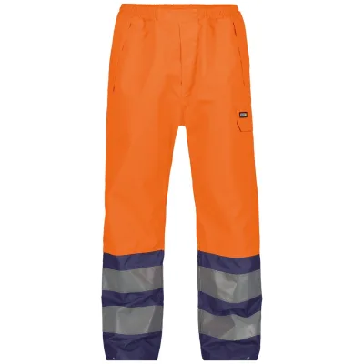 Dassy Warnschutz Regenhose SOLA PES70 Gr. XL neonorange/dunkelblau