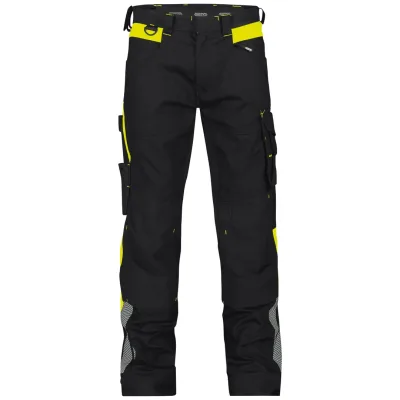 Dassy Warnschutz Stretch-Arbeitshose Canton PESCO41 201126 STANDARD Gr. 52 schwarz/neongelb