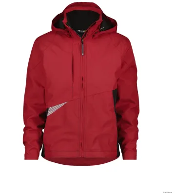 Dassy Wasser- & winddichte Arbeitsjacke Hyper 300404 PES80 Gr. 3XL rot/schwarz