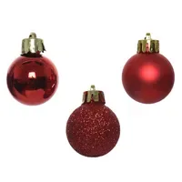 DECORIS Christbaumschmuck Kugel Durchmesser 3 cm