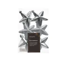 DECORIS Christbaumschmuck Stern 6 St./Pack.