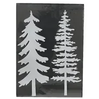 DECORIS Fensterbild Tanne