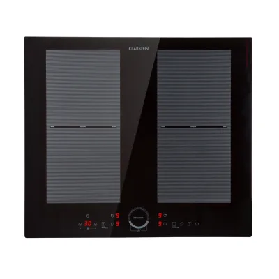 Delicatessa 60 Einbaukochfeld Induktion 4 Zonen 7000W Glaskeramik Schwarz