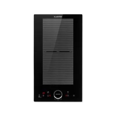 Delicatessa Slim Domino Induktionskochfeld 3500W Timer schwarz