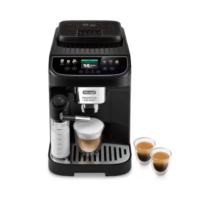 De'Longhi ECAM 310.60.B Magnifica EVO Next Kaffeevollautomat (OneTouch, schwarz, TFT-Farbdisplay, 250 g Bohnenbehälter, 1,9 l Wassertank, Milchbehälter)