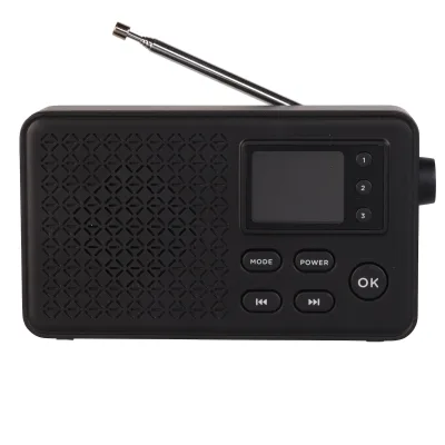 Denver DAB-57 DAB+/FM Radio –Bluetooth, Wecker, Akkubetrieb, schwarz
