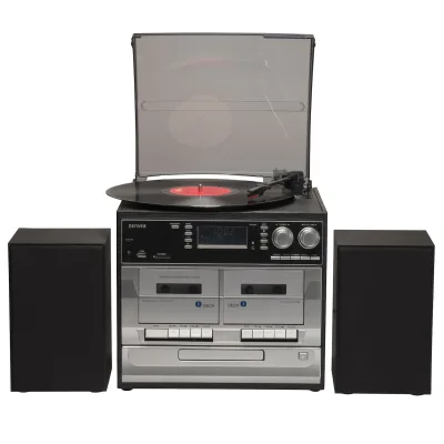 Denver MRD-166 Musikcenter–Allrounder mit Lautsprecherboxen, 2x 20W