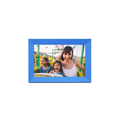 Denver PFF-1023 WLAN-Bilderrahmen–10,1" Touchscreen, Frameo, blau