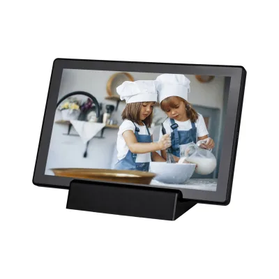 Denver PFF-1070 WLAN Bilderrahmen– 10,1", Frameo, Akkubetrieb, schwarz