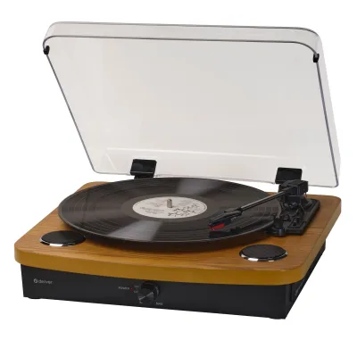 Denver VPL-230 Plattenspieler– Lautsprecher und Bluetooth, hellbraun