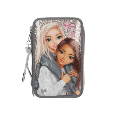 Depesche 3-Fach Federtasche MY BFF TOPModel 7,5 x 13 x 20 cm