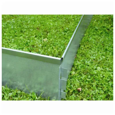 DeuFa Fallen-Produktions- und Vertriebs GmbH Rasenkante verzinkt, Maße: 100x15cm aus biegsamen Metallblech