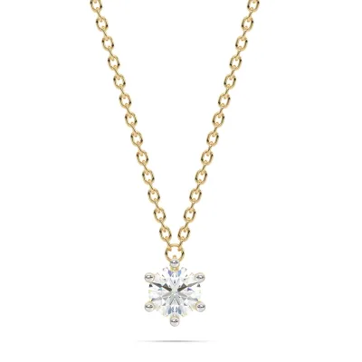 Diam Addict Halskette 585 Gelbgold mit  im Labor gezüchtetem Diamanten