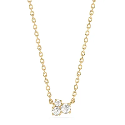 Diam Addict Halskette 585 Gelbgold mit im Labor gezüchteten Diamanten