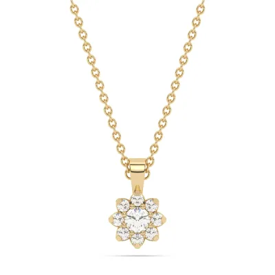 Diam Addict Halskette 585 Gelbgold mit im Labor gezüchteten Diamanten