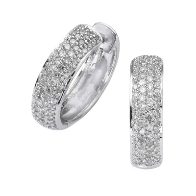 Diamonds by Ellen K. Ohrringe Gold 585 mit 130x Diamant zus. 0,50ct.