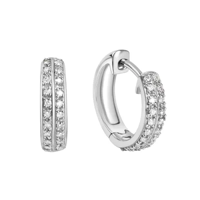 Diamonds by Ellen K. Ohrringe Gold 585 mit 40x Brillant zus. 0,10ct.