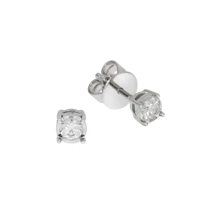 Diamonds by Ellen K. Ohrstecker 585/- Weißgold Brillant 0,20ct.