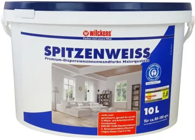 Dispersions Innenwandfarbe Spitzen-Weiss 10l