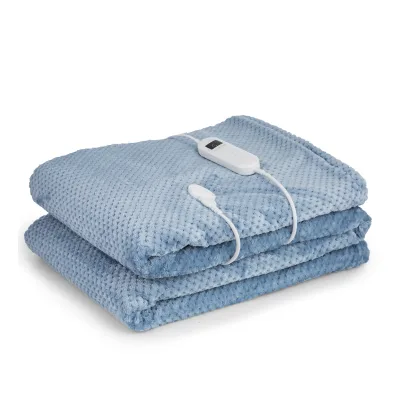Dr. Watson Deluxe XXL Heizdecke 160 W 9 Temperaturstufen 200 x 180 cm Blau
