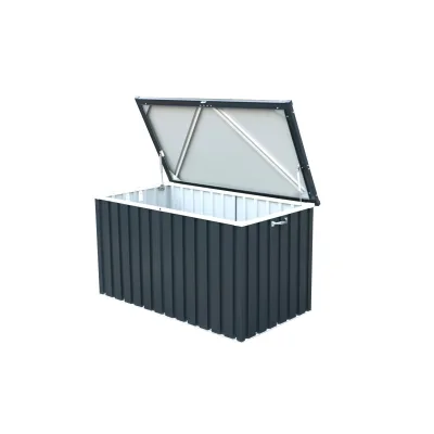 VCM Metall Gerätebox Garten Aufbewahrungsbox Kissenbox 585 l,  134 x 73 x 73 cm