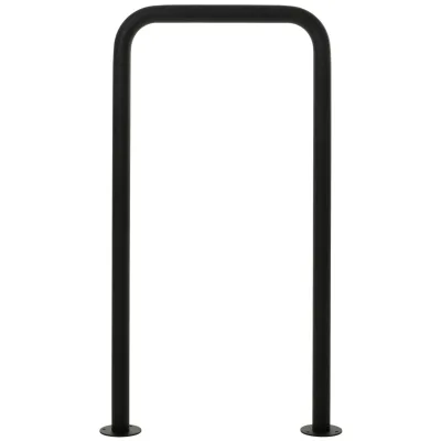Durchgangssperre MCW-N42, Sperre Bügel Absperrpfosten Absperrung Durchfahrtsperre, Stahl pulverbeschichtet 120x70x12cm