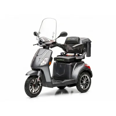E-Seniorenmobil Denia, Lithium-Akku, 3-Rad, 1000 Watt, Grau