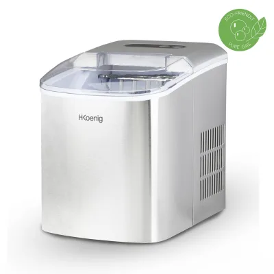 H.Koenig  Eiswürfelmaschine KB14 / ca. 12 kg Eiswürfel pro Tag / 2 Eiswürfelgrößen / 120 W /  2,1