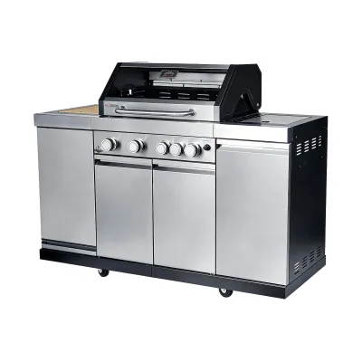 El Fuego® Grillküche "Augusta" 4+1 mit Eisbox
