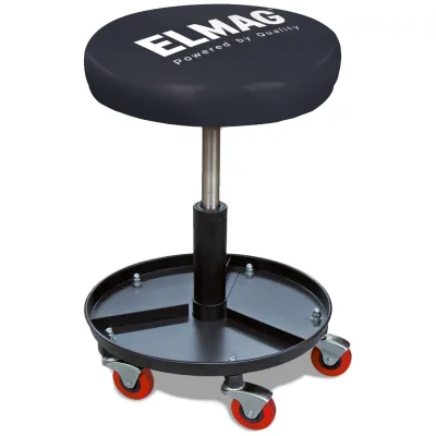 ELMAG Fahrbarer Arbeitsstuhl pneumatisch höhenverstellbar